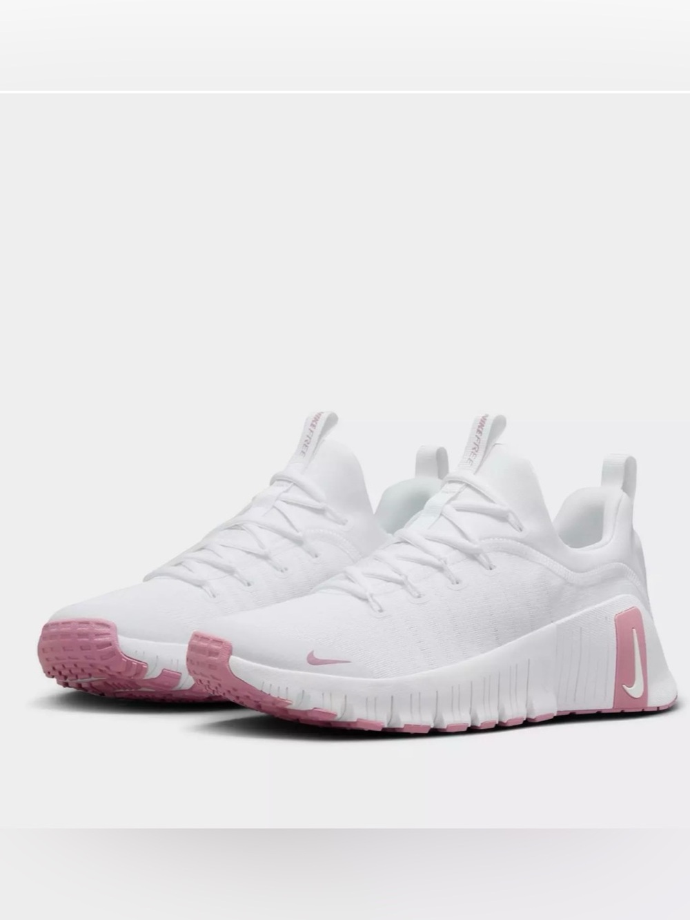 NEW Nike Free Metcon 6 White Elemental Pink